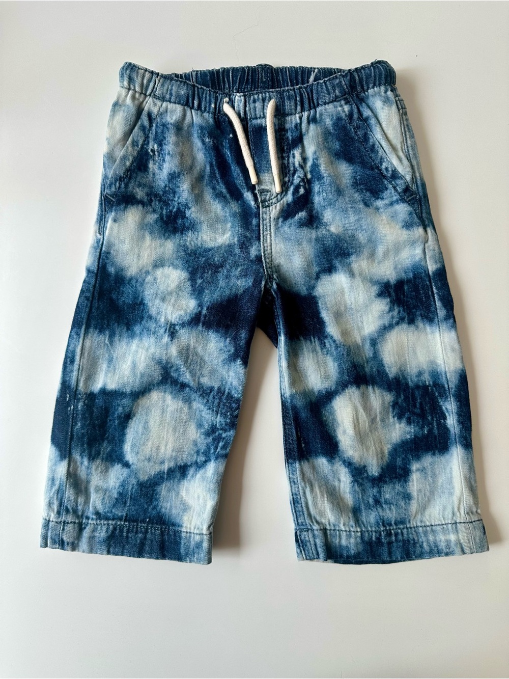 GAP Baby & Toddler Tie Dye Denim Pull-On Baggy Jeans 12-18 months